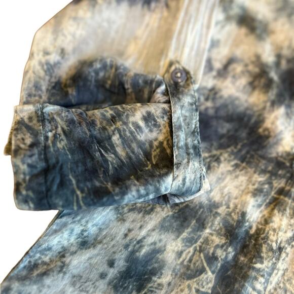 Vintage Goa Tie Dye Tunic with Floral Embroidery - Size S - Picture 7 of 12